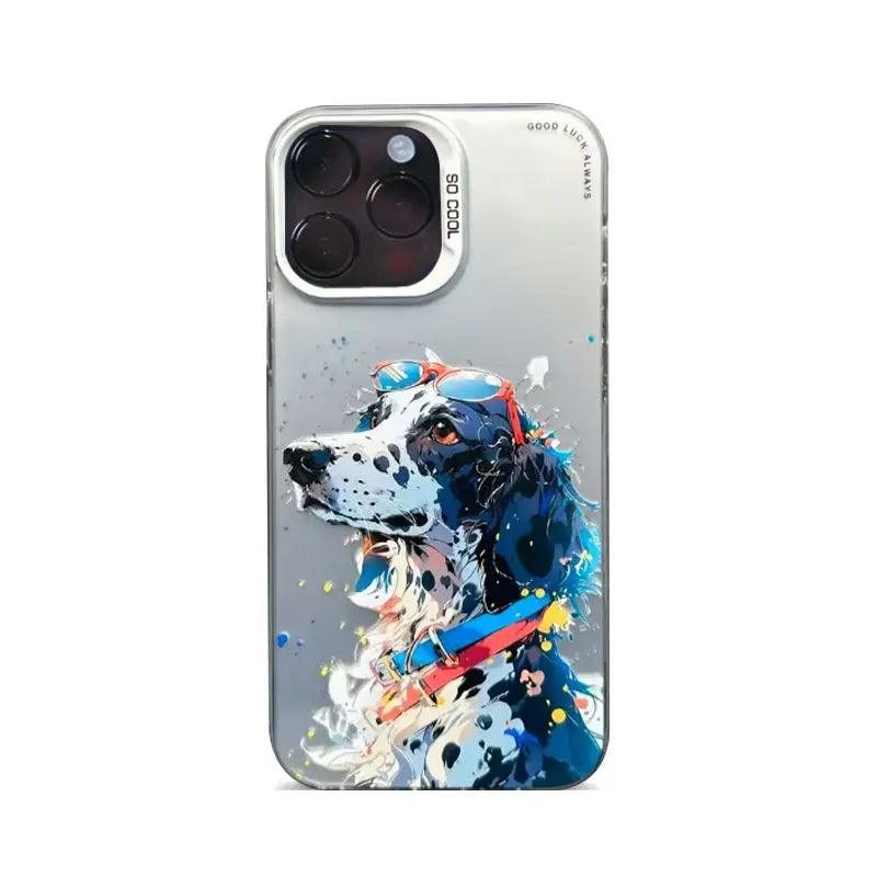 Olieverfschilderij graffiti iPhone16 Case