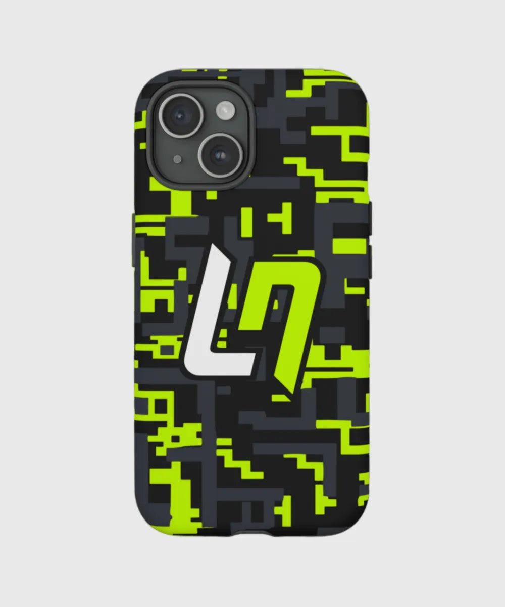 Lando Norris Glitch Phone Case