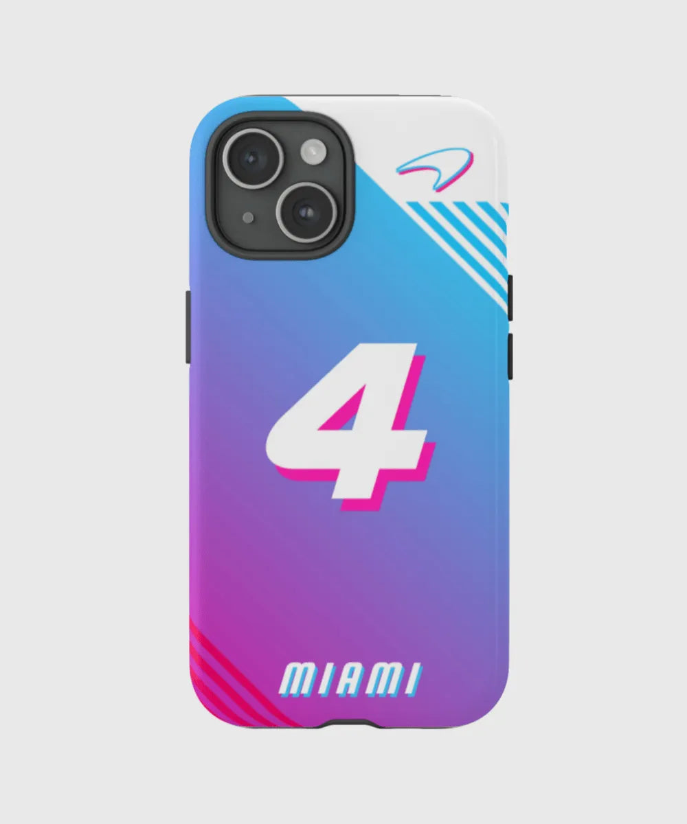 Lando Norris Miami telefoonhoes