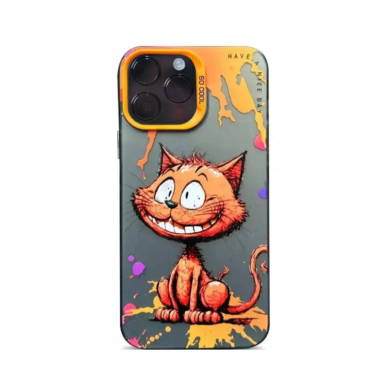 Olieverfschilderij graffiti iPhone16 Case