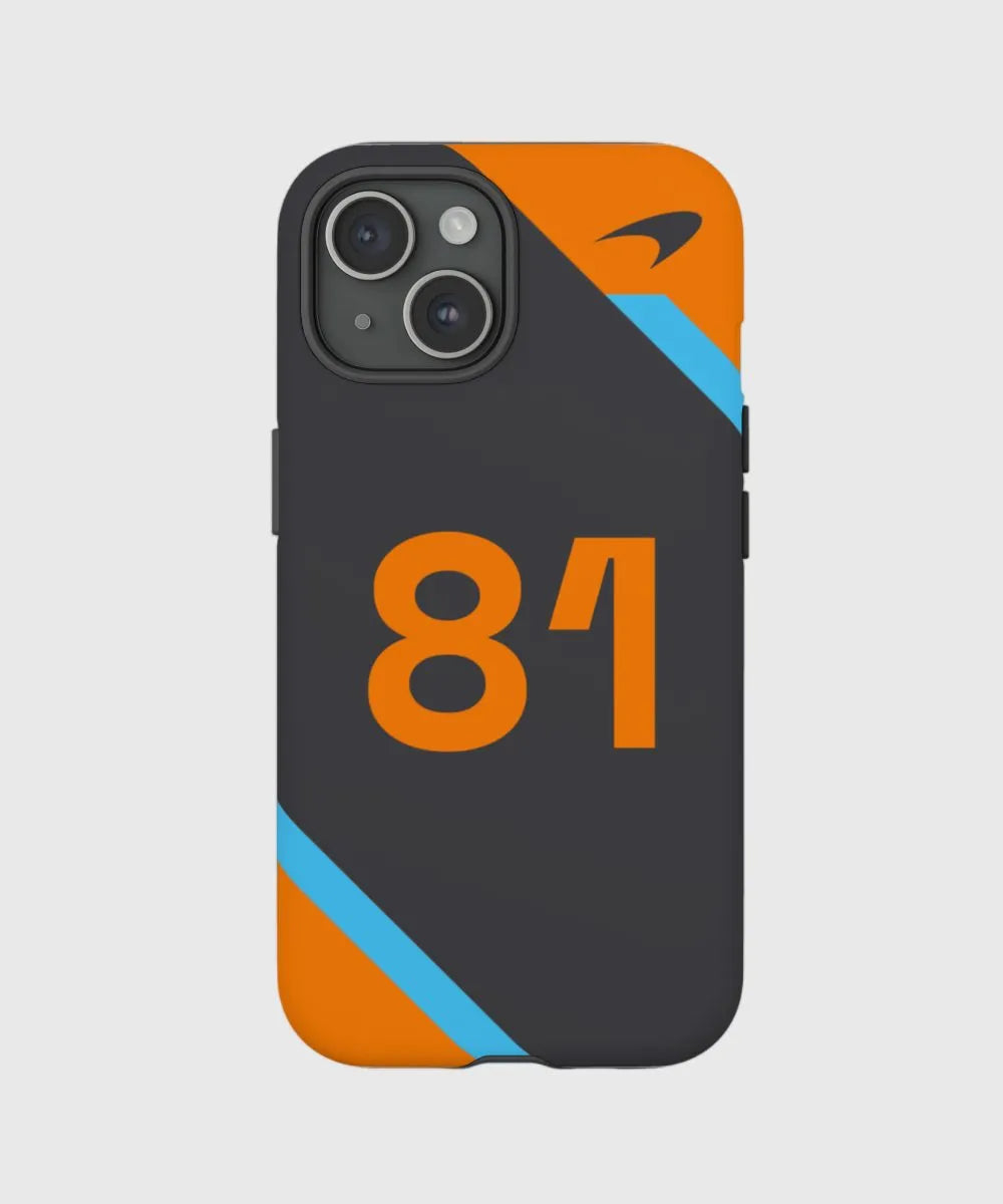 Coque de téléphone Oscar Piastri McLaren – Mode sombre