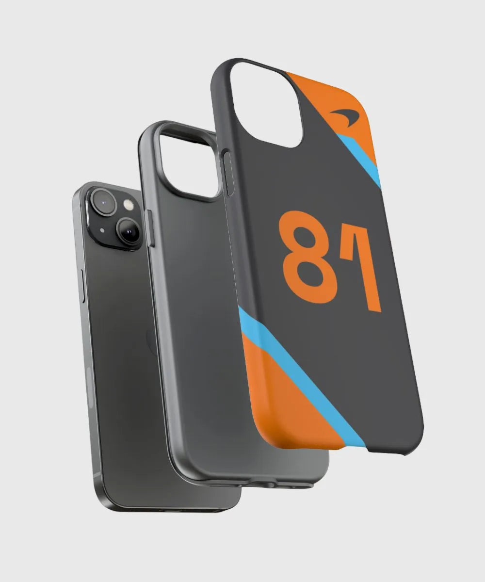 Coque de téléphone Oscar Piastri McLaren – Mode sombre