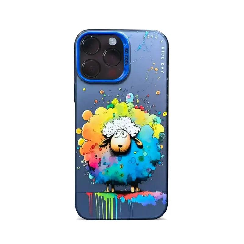 Olieverfschilderij graffiti iPhone16 Case