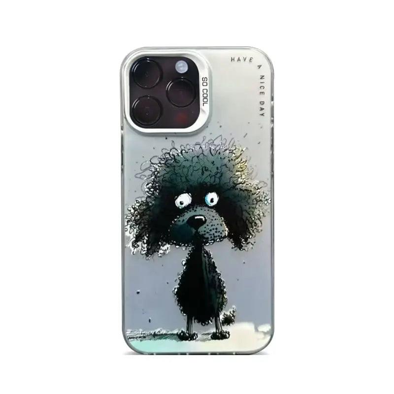 Het Hoesje van Graffiti iPhone16 van het olieverfschilderij