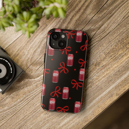 Red Dr Pepper iPhone Case