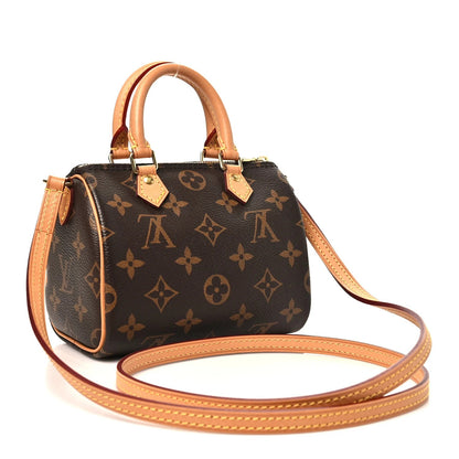 Nano Speedy Bandoulière – Bolsa Feminina Mini Monogram de Luxo