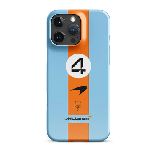 McLaren Gulf Livery Sepecial Edition F1 Lando Norris iPhone Case