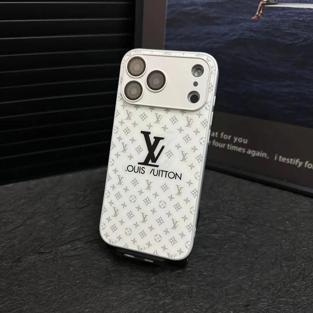 Luxury glass lens protection iPhone17 Case