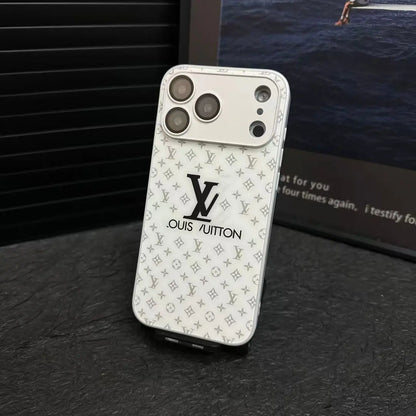 Luxury glass lens protection iPhone17 Case