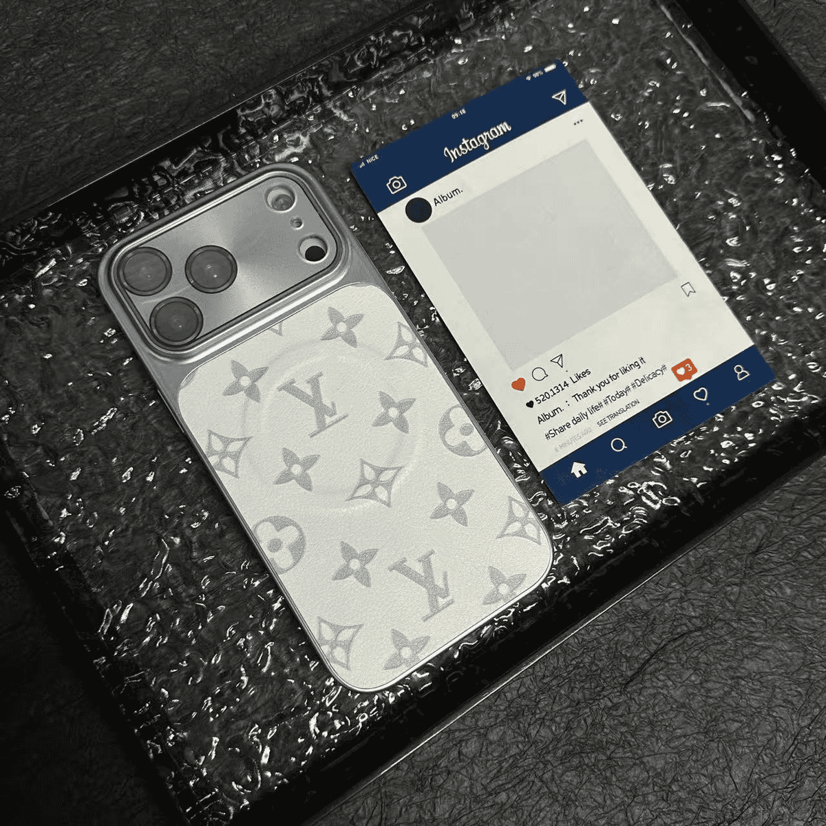 Luxurious Leather MagSafe iPhone Case