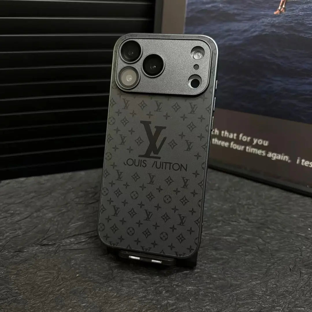 Luxury glass lens protection iPhone17 Case