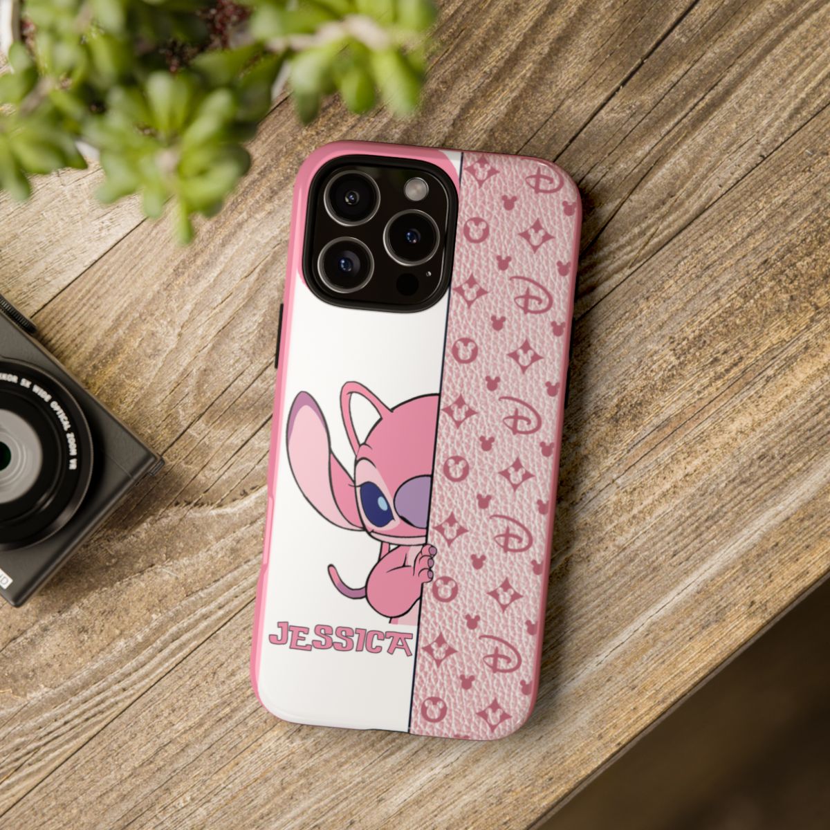 Angel DN Monogram Personalized Phone Case